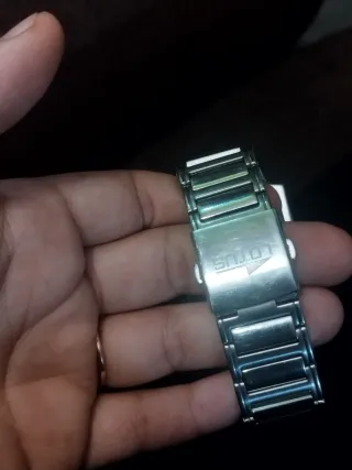 Reloj Lotus Cronógrafo Negro y Plateado