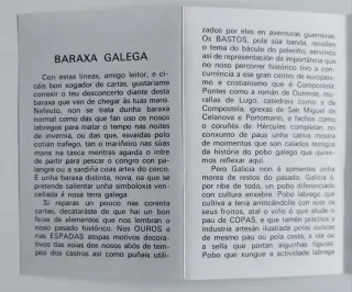 Baraja de cartas Baraxa Galega Fournier