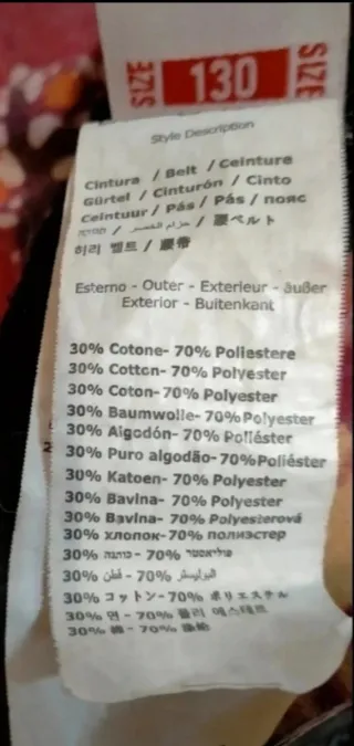 Cintura Kappa Nera con Anelli