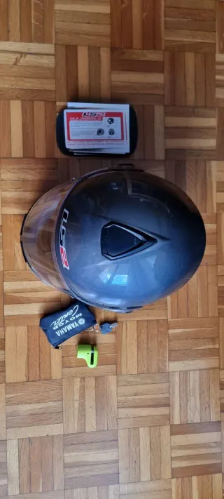 Casco Moto LS2 Talla S con Visera Solar