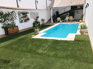 Césped artificial reciclado