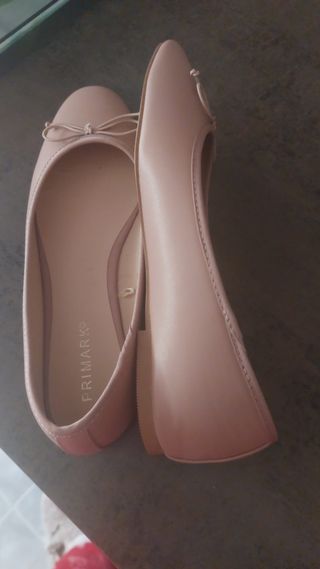 Manoletinas rosas Primark talla 38