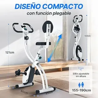 Bicicleta Estática Ultrasport F-Bike Plegable