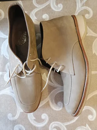 Scarpe uomo Salvatore Ferragamo beige