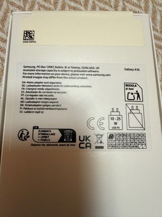 Samsung Galaxy A16 Negro Sin Abrir