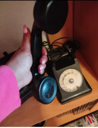 Teléfono antiguo francés auricular auxiliar 1950