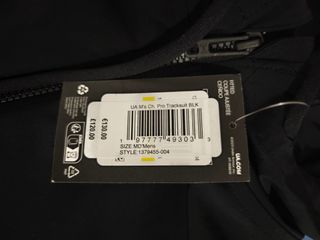 Felpa Under Armour Challenger Pro Woven Track Nera