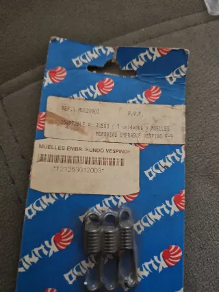 Muelles Embrague Kundo para Vespino