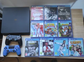 PS4 Slim + 2 controller originali