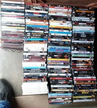 Vendo 250 películas de cine en DVD