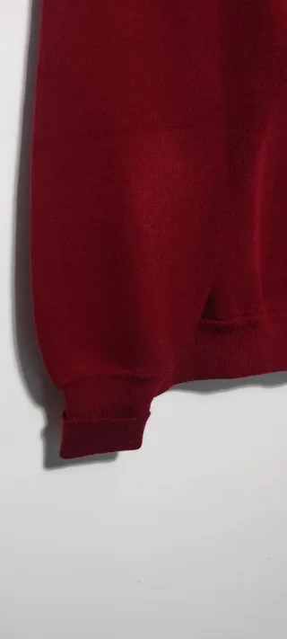 Jersey Lacoste vintage color burdeos