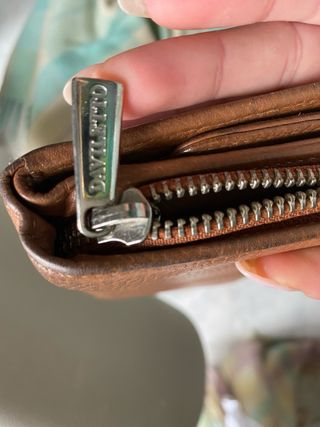 Cartera de Piel Daviletto D&V Marrón