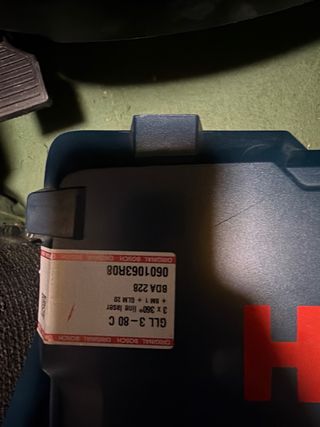 Nivel Láser Bosch GLL 3-80 C + Maletín