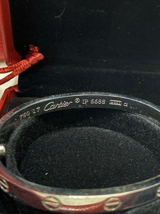 Pulsera Cartier Love Plata