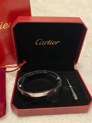 Pulsera Cartier Love Plata