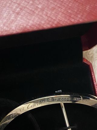 Pulsera Cartier Love Plata