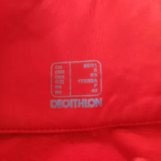 Camiseta deportiva naranja Kalenji Talla S