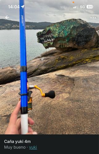 Caña de pescar Yuki 4m