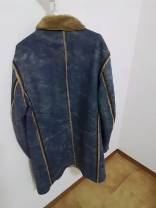 Giacca uomo blu e marrone