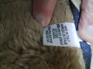 Giacca uomo blu e marrone