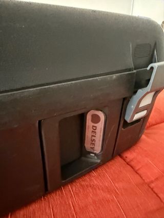 Valigia Delsey vintage nera