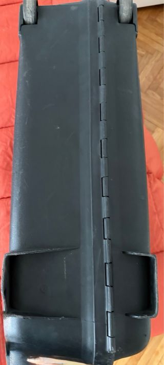 Valigia Delsey vintage nera