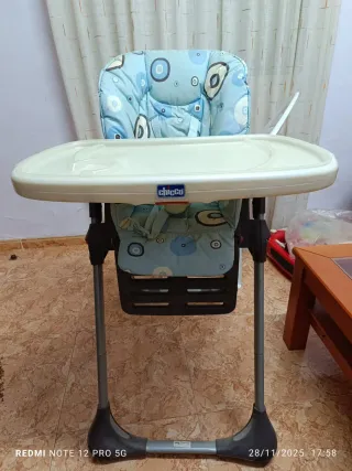 Silla de bebé Chicco azul