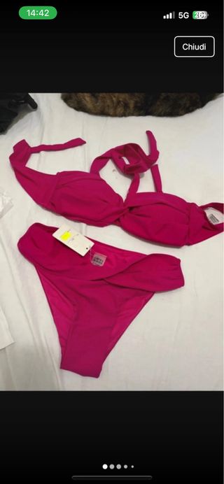 Bikini 2 pezzi taglia L/44 fucsia