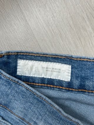 Pantalón Vaquero Zara Hombre Talla 44 Azul