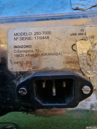 Generador ozono Indizono