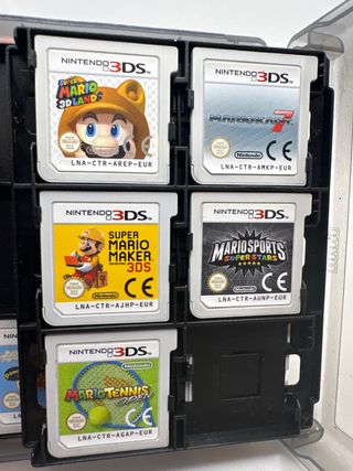 Pack de 5 juegos de mario para 3Ds