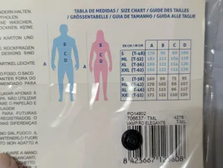 Disfraz Vampiro Elegante adulto M/L