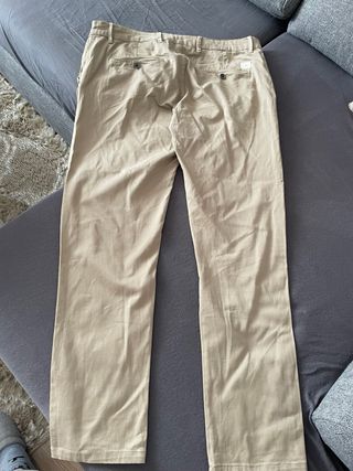 Pantalón Easy Wear Skinny Talla 48 Beige