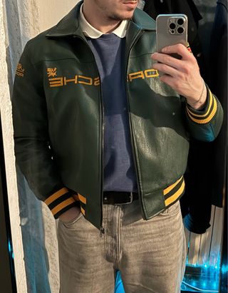 Giacca Porsche Verde Scuro