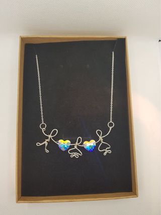 Collana Morbida Con Swarovski Collezione Family