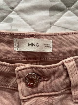 Pantalón campana rosa