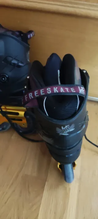 Patines en línea T38 Negros + Mochila