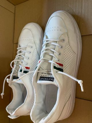 Zapatillas Skateboard Blancas Talla 44