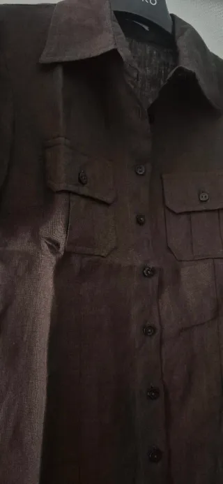 Camicetta mezza manica in lino tg. 42