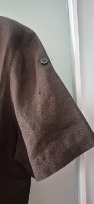 Camicetta mezza manica in lino tg. 42