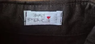 Camicetta mezza manica in lino tg. 42