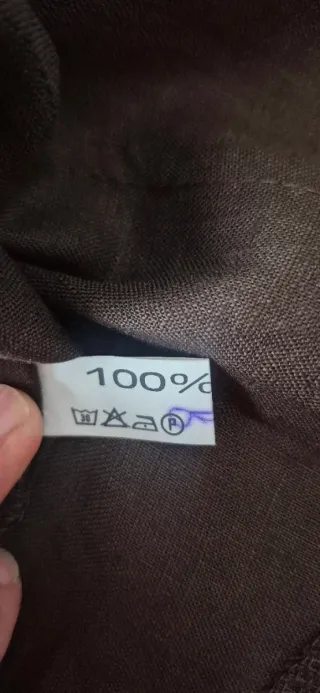 Camicetta mezza manica in lino tg. 42