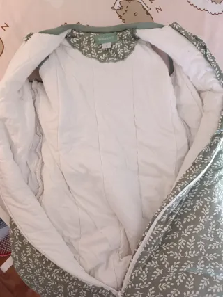 Saco dormir niña estampado hojas