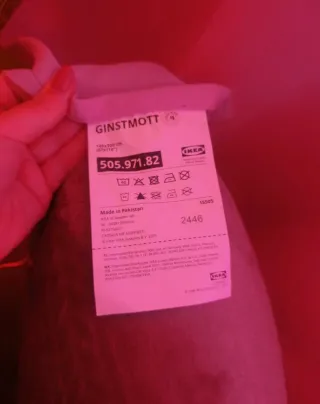 Cortinas IKEA Rosa Tela