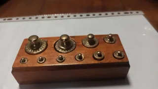 Set 10 Pesi per Bilancia in ottone