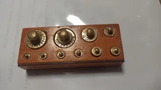 Set 10 Pesi per Bilancia in ottone