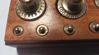 Set 10 Pesi per Bilancia in ottone