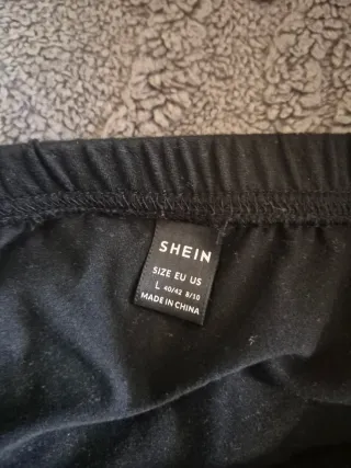Minigonna nera Shein taglia L