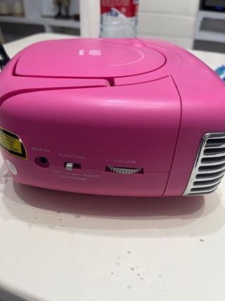 Radio CD Portátil Grunkel Rosa