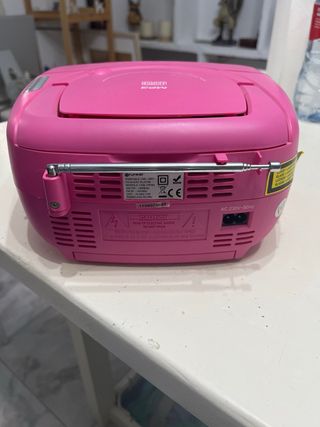 Radio CD Portátil Grunkel Rosa